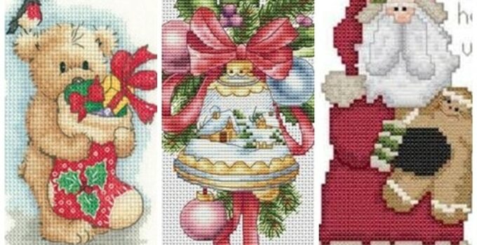 Cross Stitch: 65 hermosas plantillas, gráficos y cómo hacerlo más fácil.