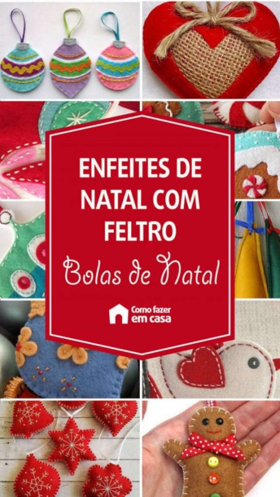 fieltro adornos navideños